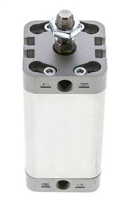 ISO 21287 Compact Double Acting Cylinder 32-60mm - Magnetic - Male Rod
