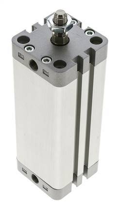 ISO 21287 Compact Double Acting Cylinder 40-100mm - Magnetic - Male Rod