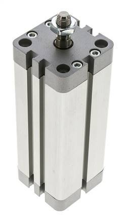 ISO 21287 Compact Double Acting Cylinder 40-100mm - Magnetic - Male Rod