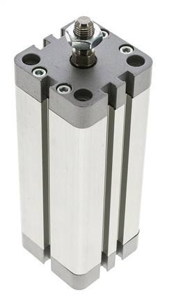 ISO 21287 Compact Double Acting Cylinder 40-100mm - Magnetic - Male Rod