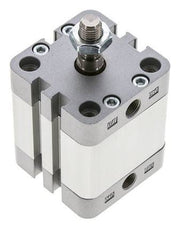 ISO 21287 Compact Double Acting Cylinder 40-20mm - Magnetic - Male Rod