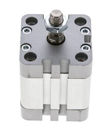 ISO 21287 Compact Double Acting Cylinder 40-20mm - Magnetic - Male Rod