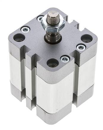 ISO 21287 Compact Double Acting Cylinder 40-20mm - Magnetic - Male Rod