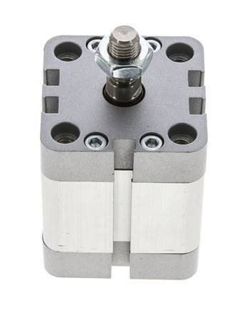 ISO 21287 Compact Double Acting Cylinder 40-20mm - Magnetic - Male Rod