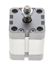 ISO 21287 Compact Double Acting Cylinder 40-20mm - Magnetic - Male Rod