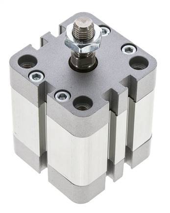 ISO 21287 Compact Double Acting Cylinder 40-20mm - Magnetic - Male Rod