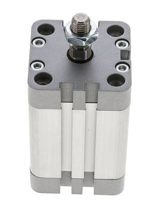 ISO 21287 Compact Double Acting Cylinder 40-40mm - Magnetic - Male Rod