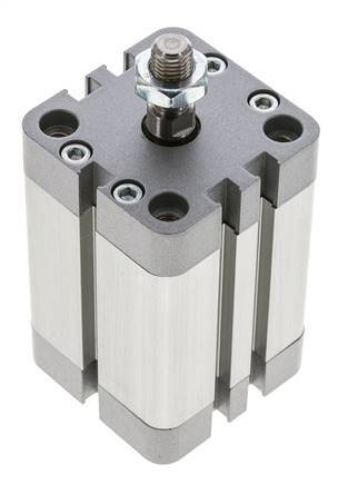 ISO 21287 Compact Double Acting Cylinder 40-40mm - Magnetic - Male Rod