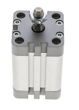 ISO 21287 Compact Double Acting Cylinder 40-40mm - Magnetic - Male Rod