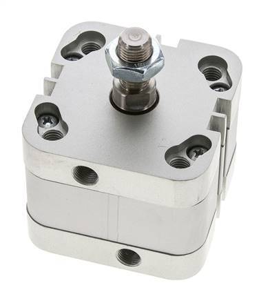 ISO 21287 Compact Double Acting Cylinder 50-10mm - Magnetic - Male Rod
