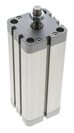 ISO 21287 Compact Double Acting Cylinder 50-125mm - Magnetic - Male Rod