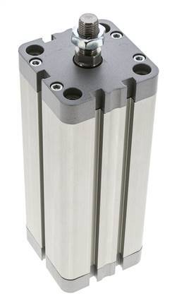ISO 21287 Compact Double Acting Cylinder 50-125mm - Magnetic - Male Rod
