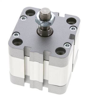 ISO 21287 Compact Double Acting Cylinder 50-15mm - Magnetic - Male Rod