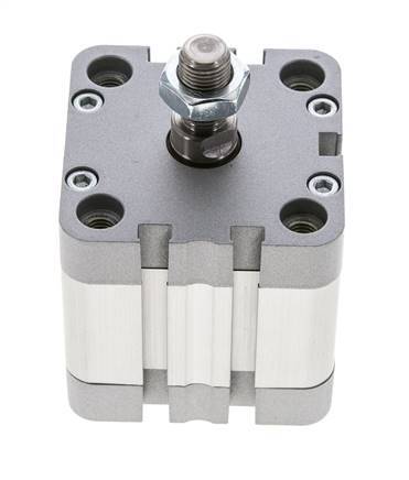 ISO 21287 Compact Double Acting Cylinder 50-20mm - Magnetic - Male Rod