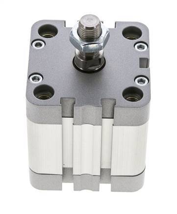 ISO 21287 Compact Double Acting Cylinder 50-25mm - Magnetic - Male Rod