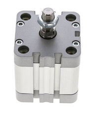 ISO 21287 Compact Double Acting Cylinder 50-25mm - Magnetic - Male Rod