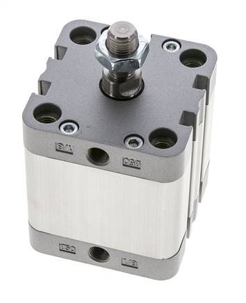 ISO 21287 Compact Double Acting Cylinder 50-30mm - Magnetic - Male Rod