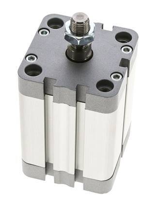ISO 21287 Compact Double Acting Cylinder 50-50mm - Magnetic - Male Rod