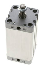ISO 21287 Compact Double Acting Cylinder 50-80mm - Magnetic - Male Rod