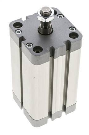 ISO 21287 Compact Double Acting Cylinder 50-80mm - Magnetic - Male Rod