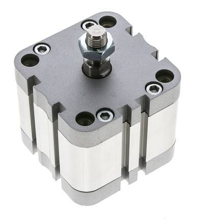 ISO 21287 Compact Double Acting Cylinder 63-20mm - Magnetic - Male Rod