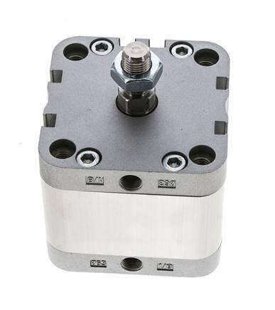 ISO 21287 Compact Double Acting Cylinder 63-20mm - Magnetic - Male Rod