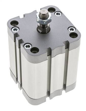 ISO 21287 Compact Double Acting Cylinder 63-50mm - Magnetic - Male Rod