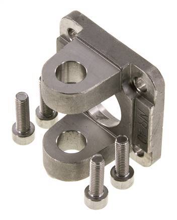 Clevis Female 40 mm ISO 15552 ISO 21287 Stainless steel 316 (1.4401)
