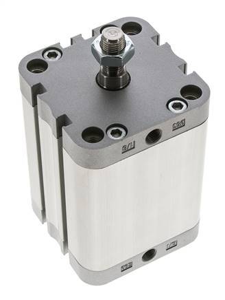 ISO 21287 Compact Double Acting Cylinder 63-60mm - Magnetic - Male Rod