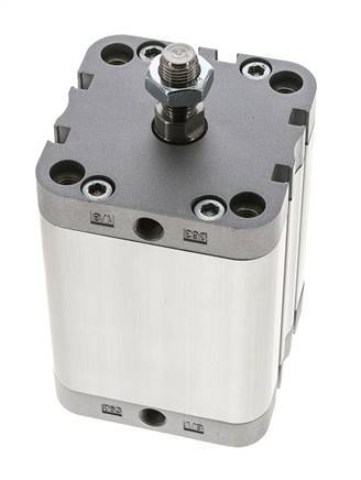 ISO 21287 Compact Double Acting Cylinder 63-60mm - Magnetic - Male Rod