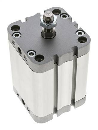 ISO 21287 Compact Double Acting Cylinder 63-60mm - Magnetic - Male Rod