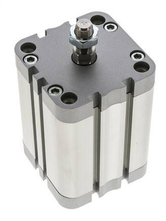 ISO 21287 Compact Double Acting Cylinder 63-60mm - Magnetic - Male Rod