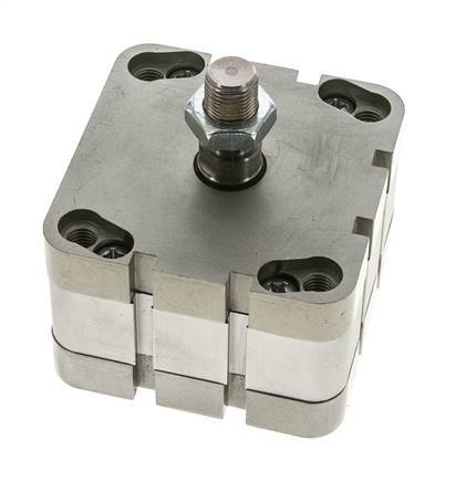 ISO 21287 Compact Double Acting Cylinder 80-10mm - Magnetic - Male Rod
