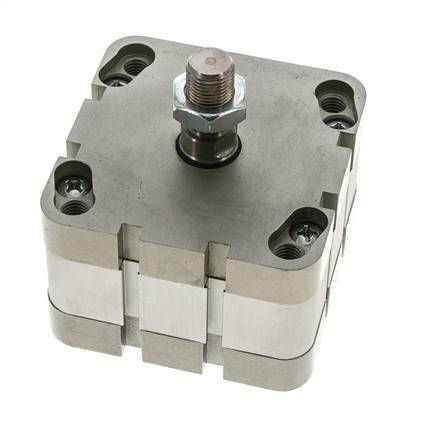 ISO 21287 Compact Double Acting Cylinder 80-10mm - Magnetic - Male Rod