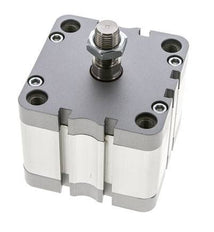 ISO 21287 Compact Double Acting Cylinder 80-25mm - Magnetic - Male Rod