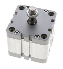 ISO 21287 Compact Double Acting Cylinder 80-25mm - Magnetic - Male Rod