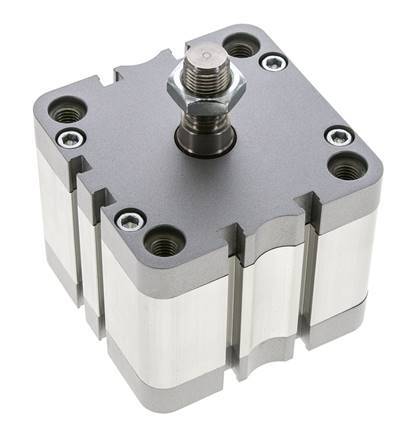 ISO 21287 Compact Double Acting Cylinder 80-25mm - Magnetic - Male Rod