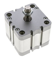 ISO 21287 Compact Double Acting Cylinder 80-25mm - Magnetic - Male Rod