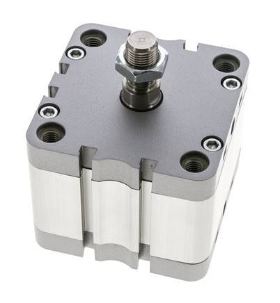 ISO 21287 Compact Double Acting Cylinder 80-25mm - Magnetic - Male Rod