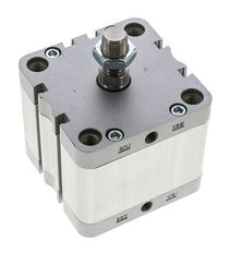 ISO 21287 Compact Double Acting Cylinder 80-30mm - Magnetic - Male Rod