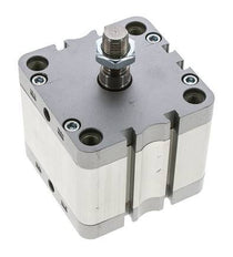 ISO 21287 Compact Double Acting Cylinder 80-30mm - Magnetic - Male Rod