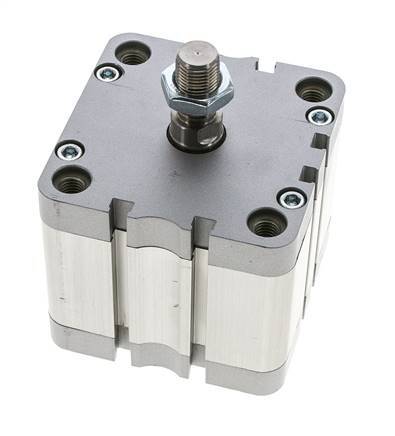 ISO 21287 Compact Double Acting Cylinder 80-30mm - Magnetic - Male Rod