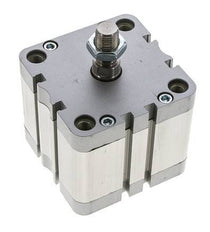 ISO 21287 Compact Double Acting Cylinder 80-30mm - Magnetic - Male Rod