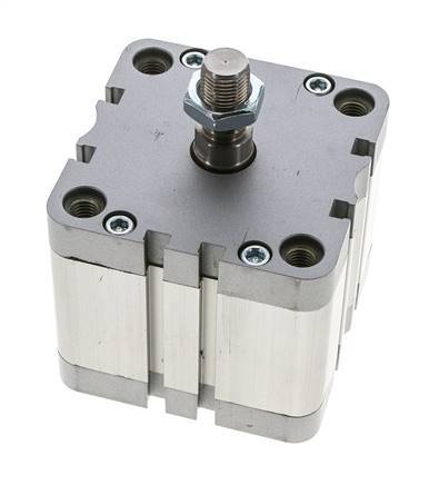 ISO 21287 Compact Double Acting Cylinder 80-30mm - Magnetic - Male Rod