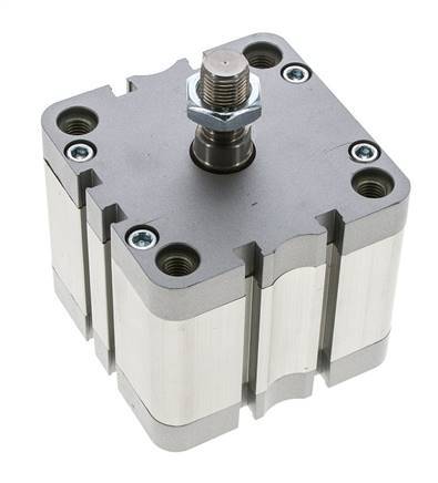 ISO 21287 Compact Double Acting Cylinder 80-30mm - Magnetic - Male Rod