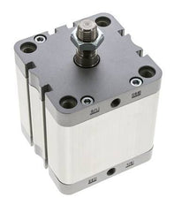 ISO 21287 Compact Double Acting Cylinder 80-50mm - Magnetic - Male Rod