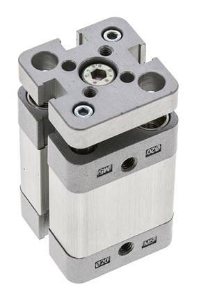 ISO 21287 Compact Double Acting Cylinder 20-15mm - Magnetic - Non-Rotating