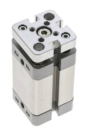 ISO 21287 Compact Double Acting Cylinder 20-25mm - Magnetic - Non-Rotating