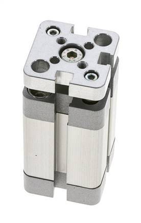 ISO 21287 Compact Double Acting Cylinder 20-25mm - Magnetic - Non-Rotating