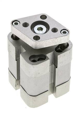 ISO 21287 Compact Double Acting Cylinder 25-10mm - Magnetic - Non-Rotating